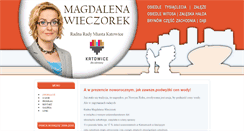 Desktop Screenshot of magdalenawieczorek.pl