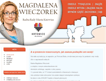 Tablet Screenshot of magdalenawieczorek.pl